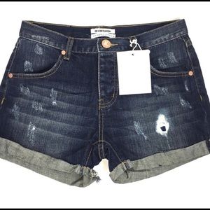 One Teaspoon Cowboy Charger Jean Shorts
